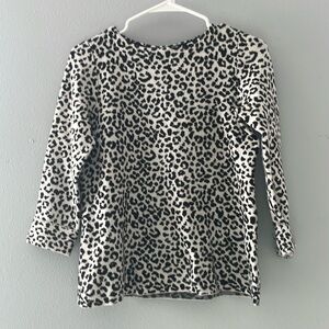 Animal print sweater